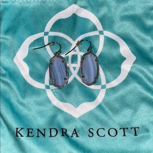 purple kendra scott earings